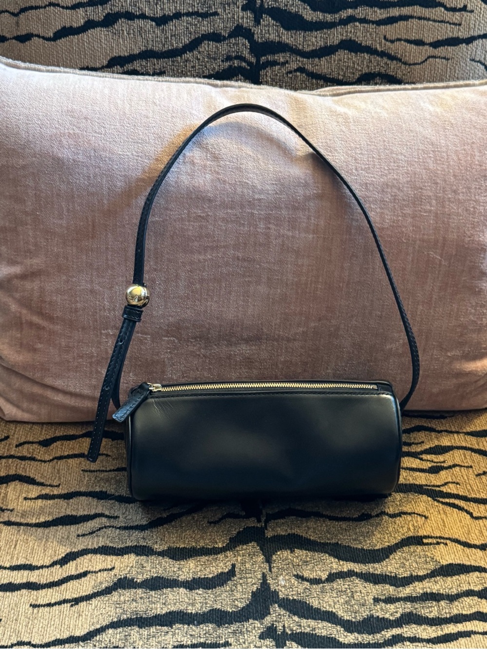 J. Crew Bordeaux Bag in Leather Black